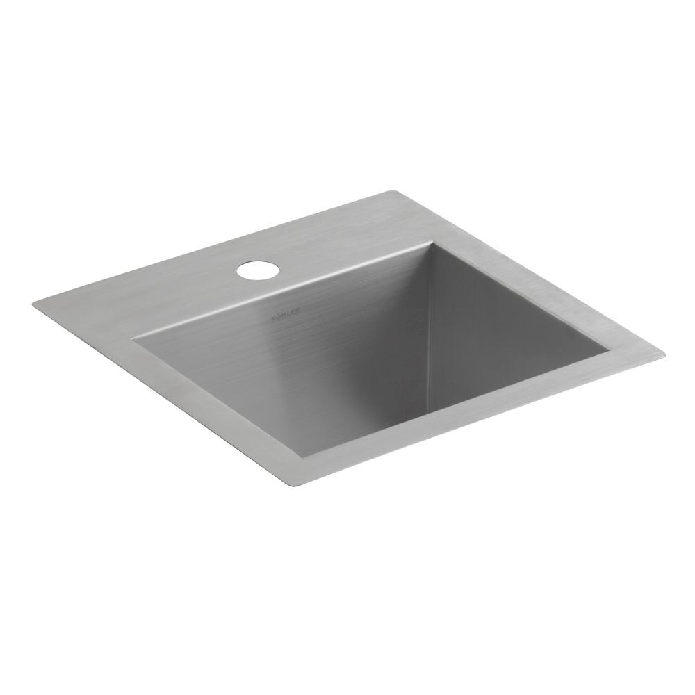 Details About Under Mount Bar Sink Bowl 1 Hole Square Stainless Steel Single Basin 15 In in size 1000 X 1000