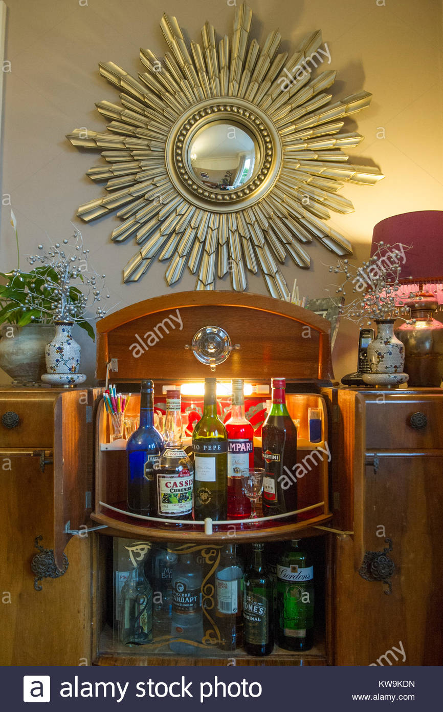 Drinks Cabinet Stock Photos Drinks Cabinet Stock Images for measurements 866 X 1390