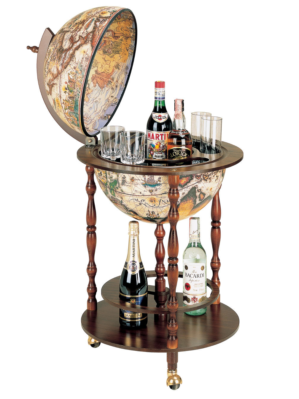 Ebony Ivory Globe Bar Cabinet Vanesio throughout size 1008 X 1346