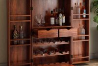 Expandable Home Wine Bar Cabinet With Bottle Storage throughout proportions 1200 X 1200