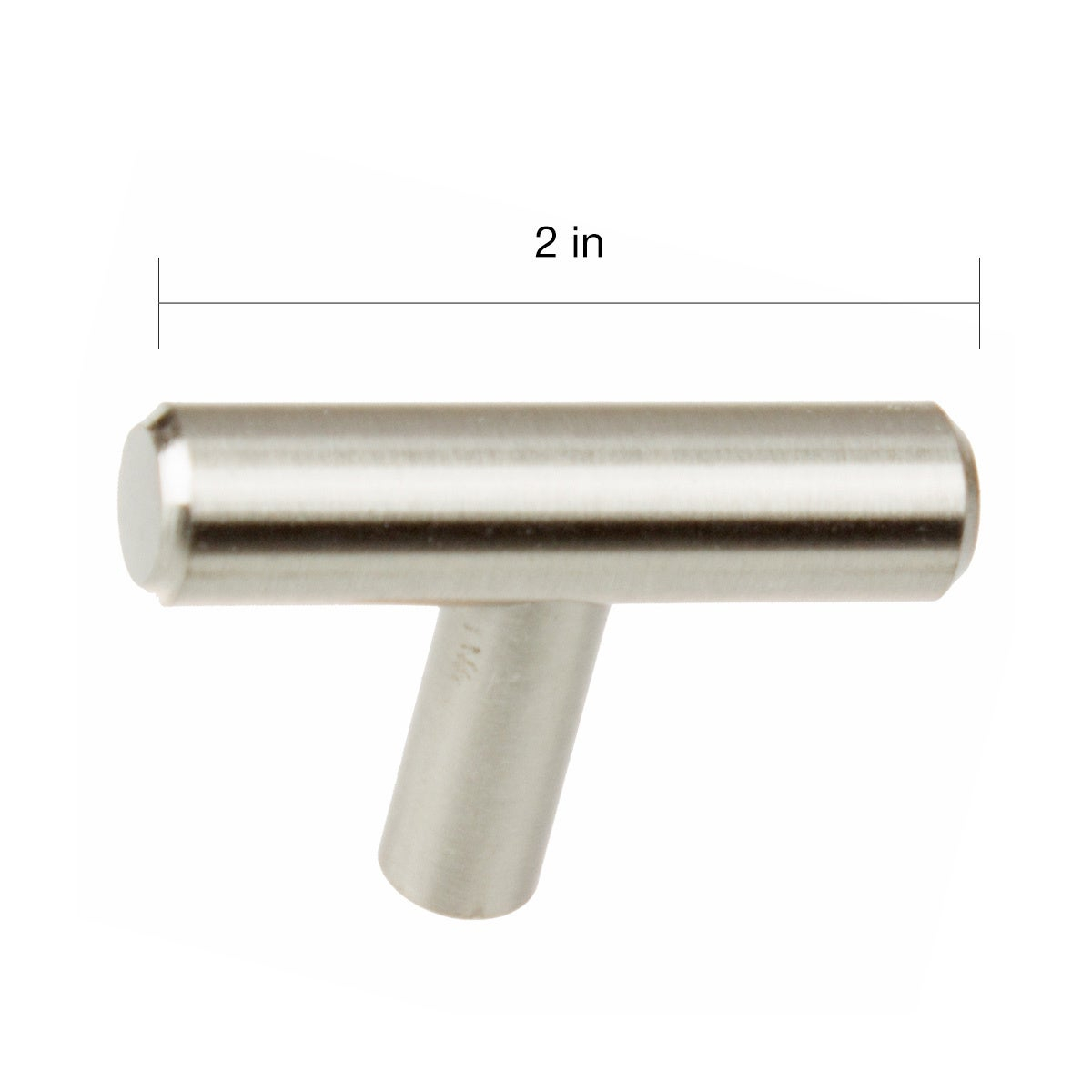 Gliderite 2 Inch Solid Stainless Steel Cabinet Bar Knob Pack Of 10 with regard to measurements 1200 X 1200
