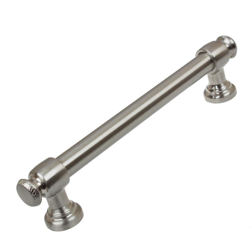 Gliderite 5 In Center To Center Satin Nickel Modern Solid Steel Euro Cabinet Bar Pull 10 Pack within sizing 1000 X 1000