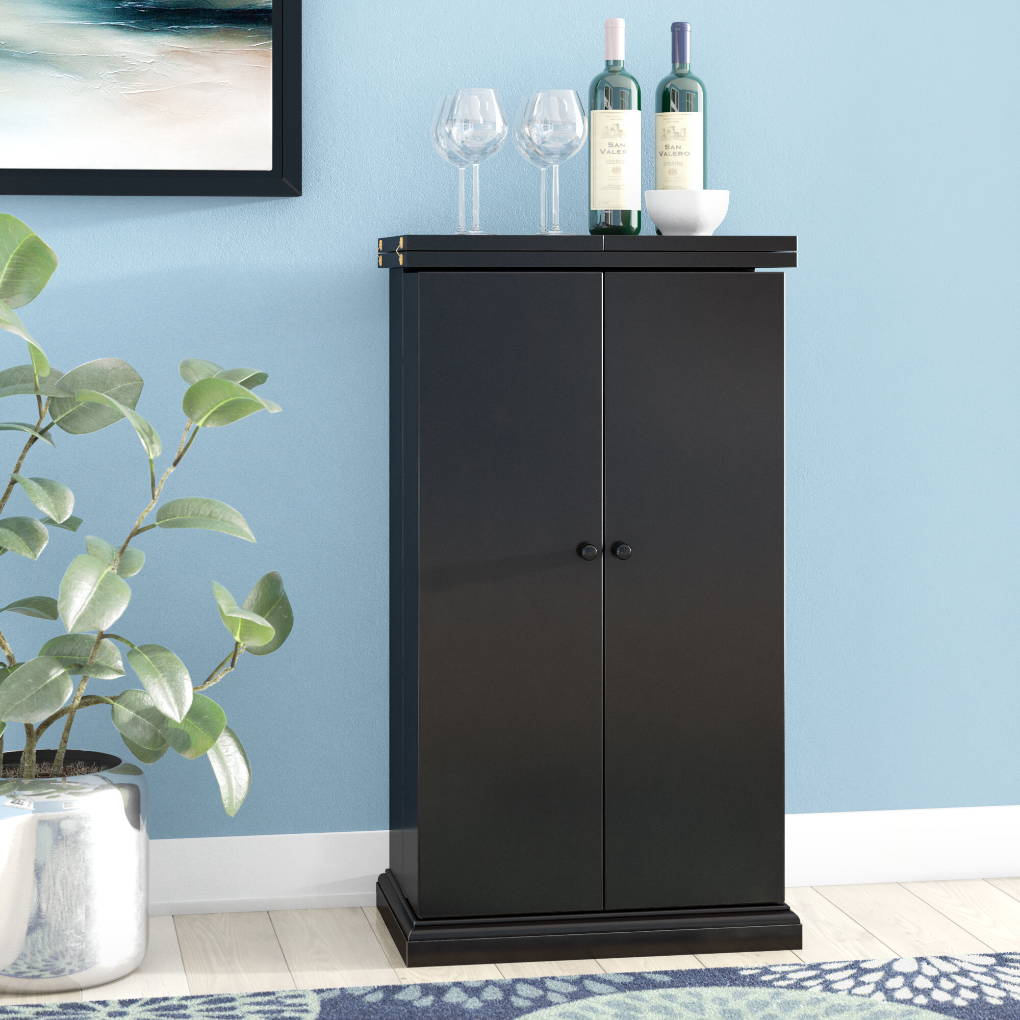 Haverhill Bar Cabinet With Wine Storage pertaining to proportions 2000 X 2000