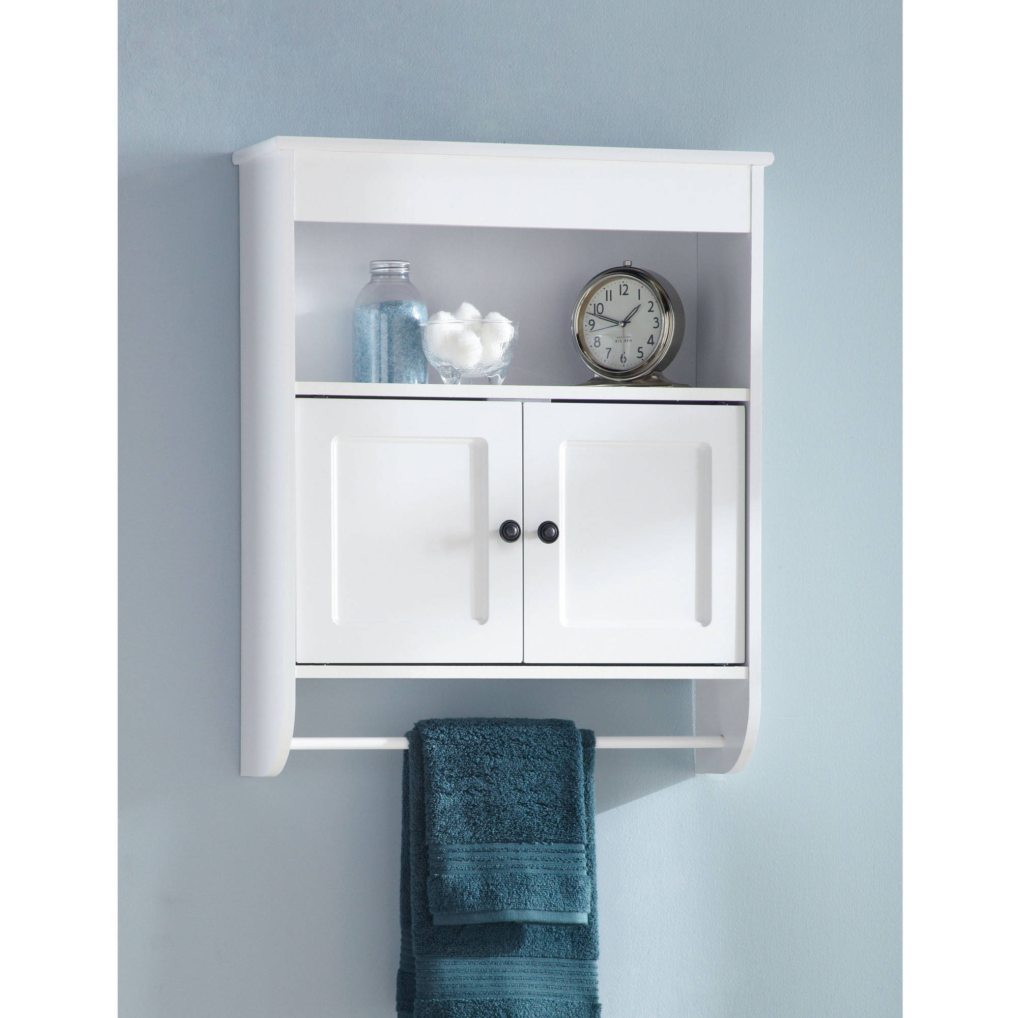 Hawthorne Place Wood Wall Cabinet White within measurements 2000 X 2000