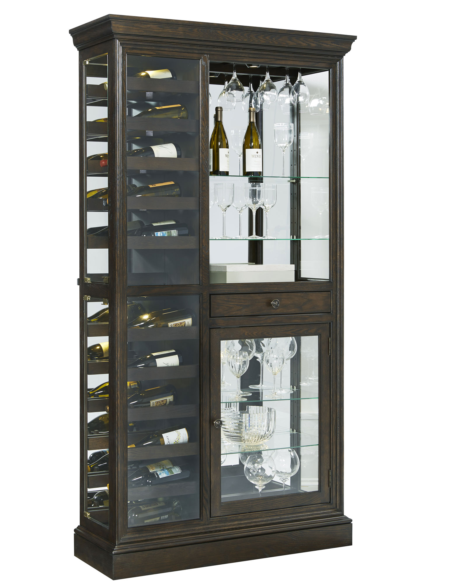 Hillsville Wine Curio Cabinet Pulaski Home Gallery throughout sizing 1545 X 2000