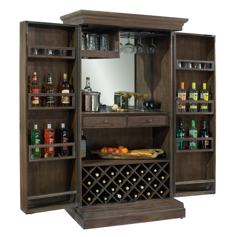 Home Bar And Wine Cabinet Howard Miller Monaciano 695168 inside dimensions 1000 X 1000