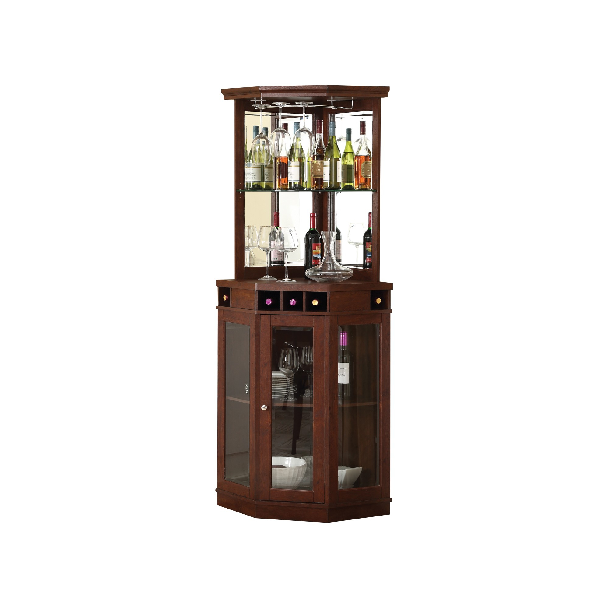 Home Source Corner Bar Unit Mahogany Products In 2019 with regard to proportions 2000 X 2000
