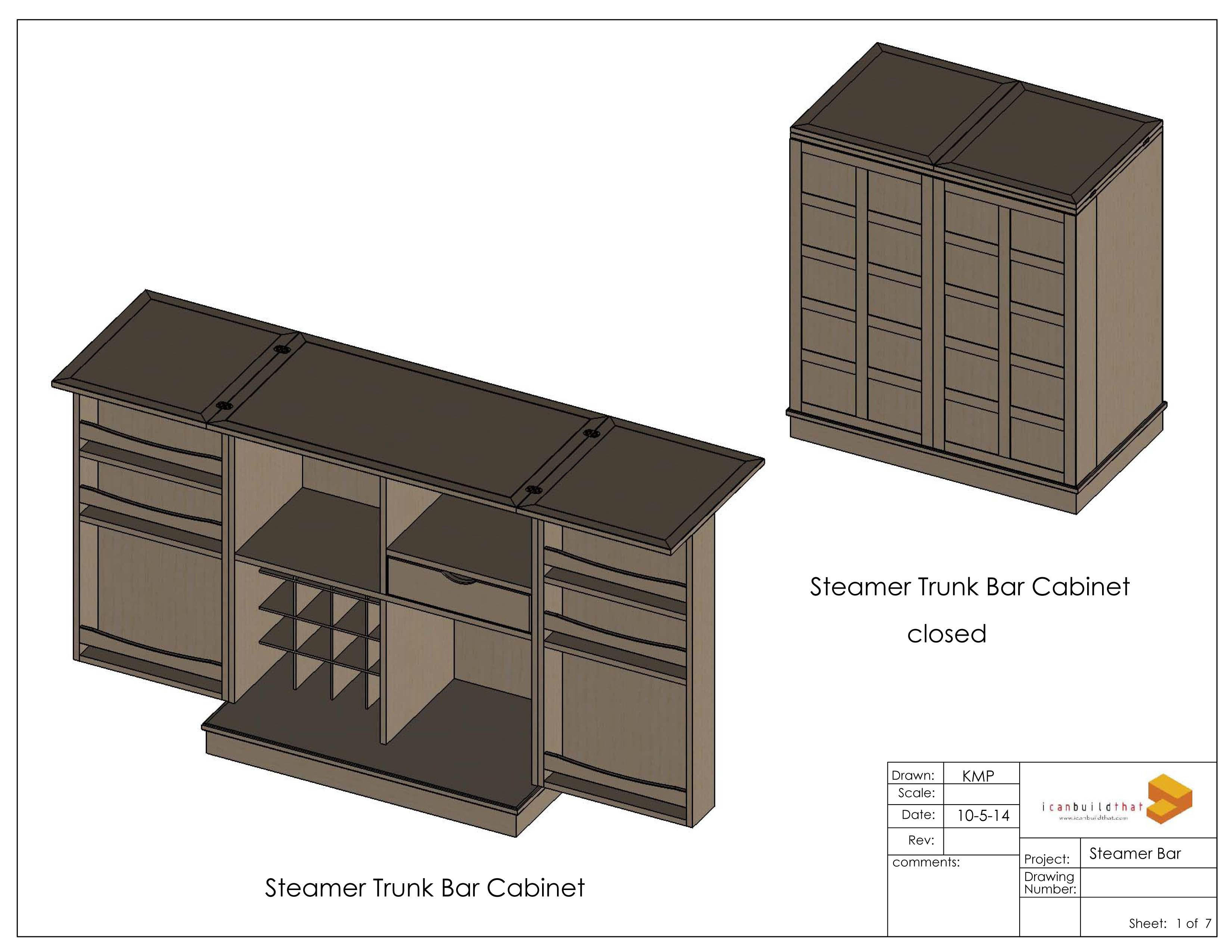 Image Result For Steamer Bar Cabinet Plans Home Bar Ideas with regard to dimensions 3300 X 2550