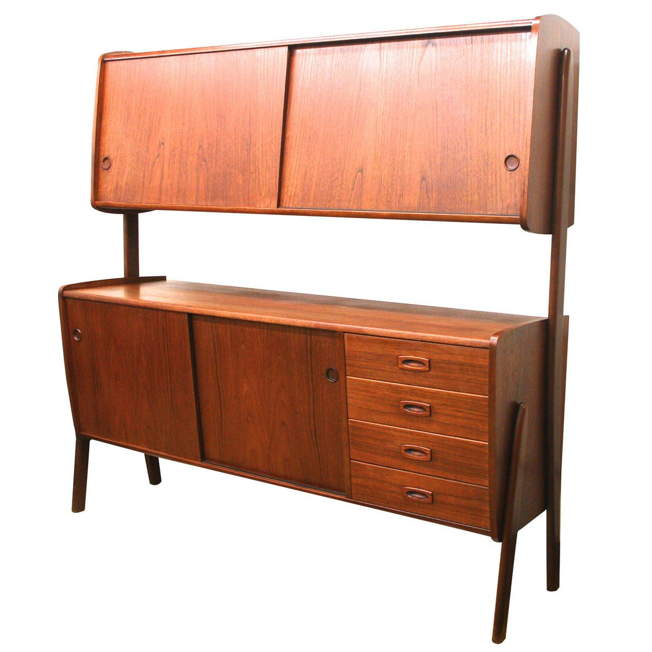 Italian Modern Teak Credenza And Dry Bar Home Improvement within dimensions 1280 X 1280