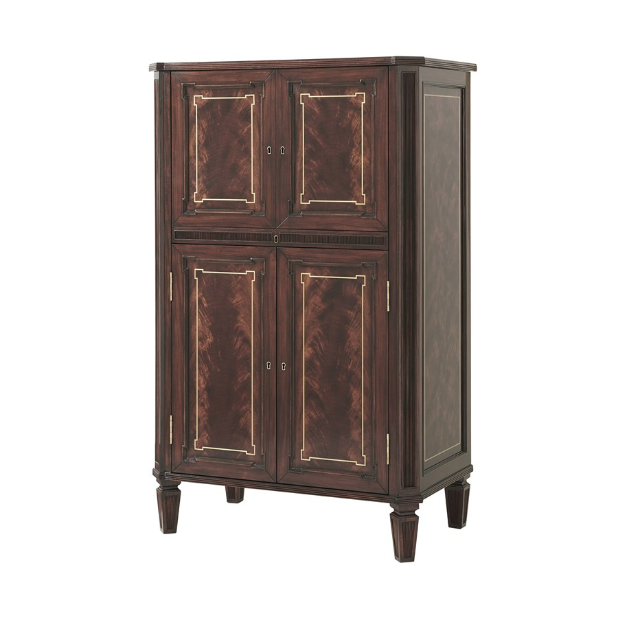 Jackson Mahogany Bar Cabinet inside proportions 900 X 900