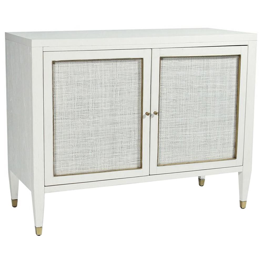 Jaden Modern Classic White Rattan Brass 2 Door Bar Cabinet intended for measurements 1000 X 1000