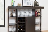 Ksp Venice Bar Unit With Glass Top Espresso Contemporary intended for dimensions 2000 X 2000