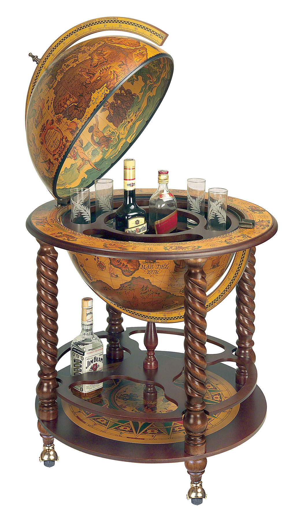Large Globe Drinks Cabinet Andromeda with regard to proportions 1028 X 1800