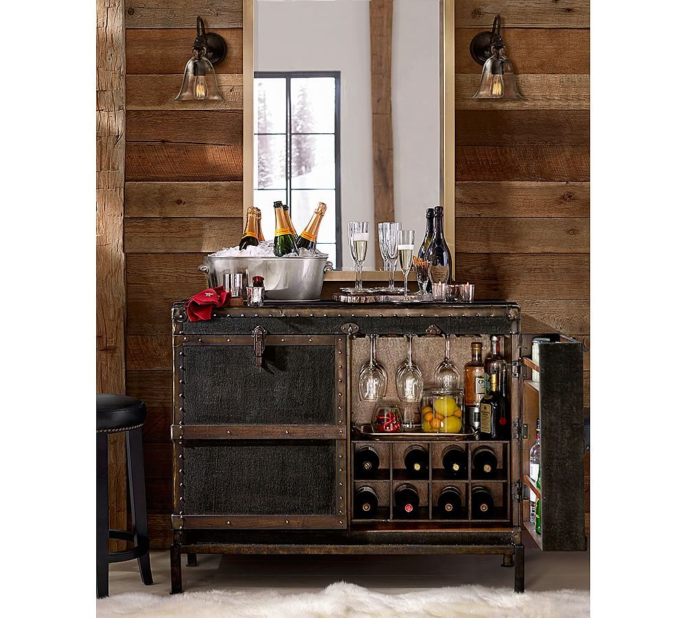Ludlow Trunk Bar Cabinet Fall Home Inspiration Mueble for sizing 1000 X 900