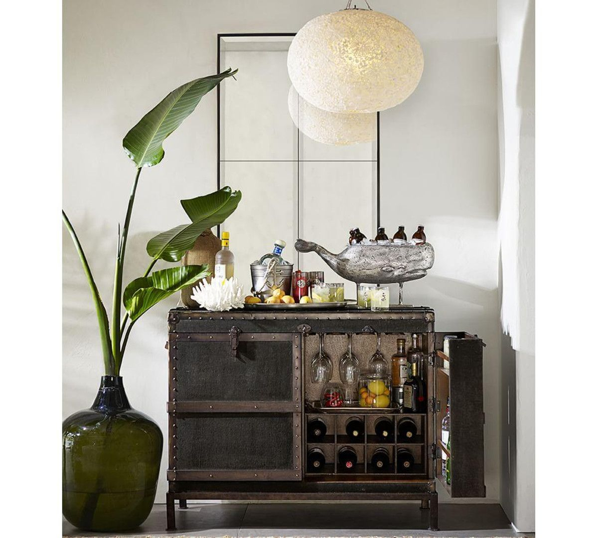 Ludlow Trunk Bar Cabinet New Living Room In 2019 within proportions 1200 X 1080
