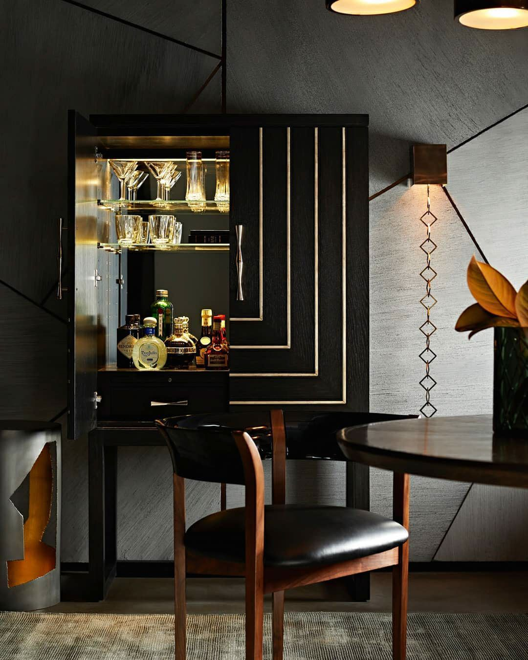 Luxury Interior Setting Featuring Lavish Bar Cabinet Luxury inside proportions 1080 X 1350