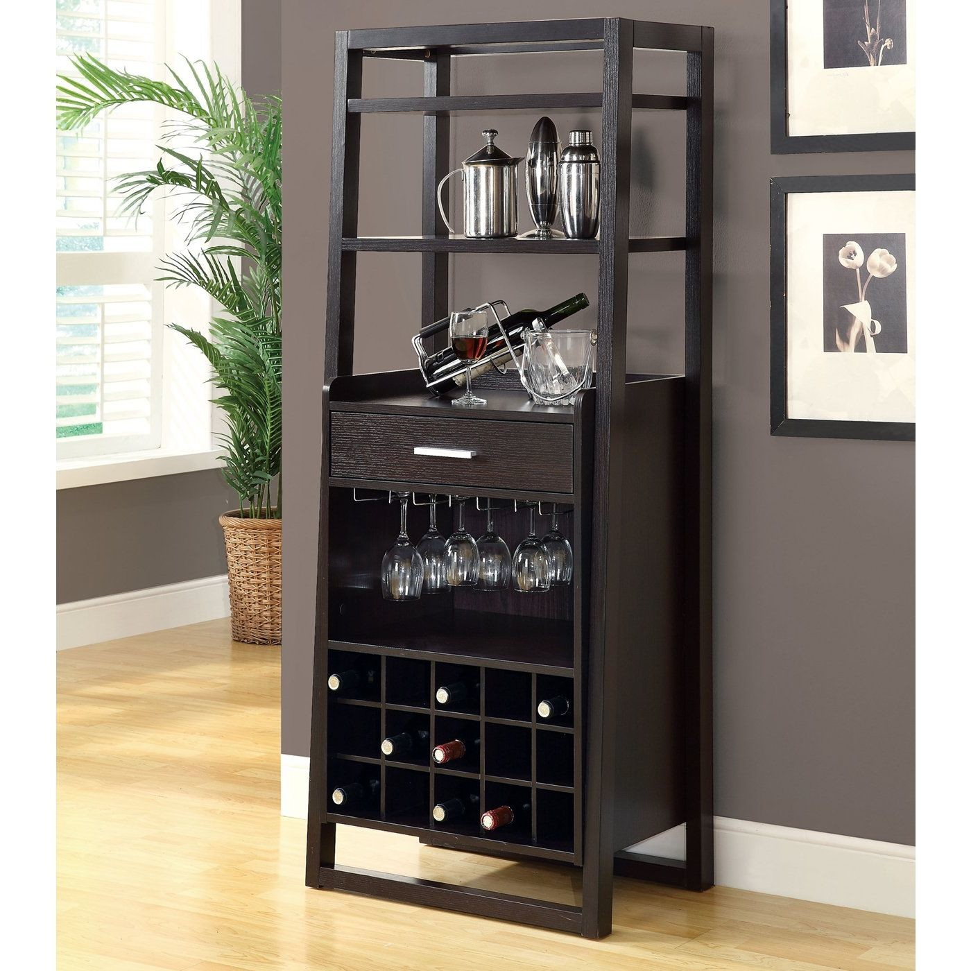 Magnificent Home Bar Wine Rack Ideas Valuable Cabinet For with regard to sizing 1400 X 1400