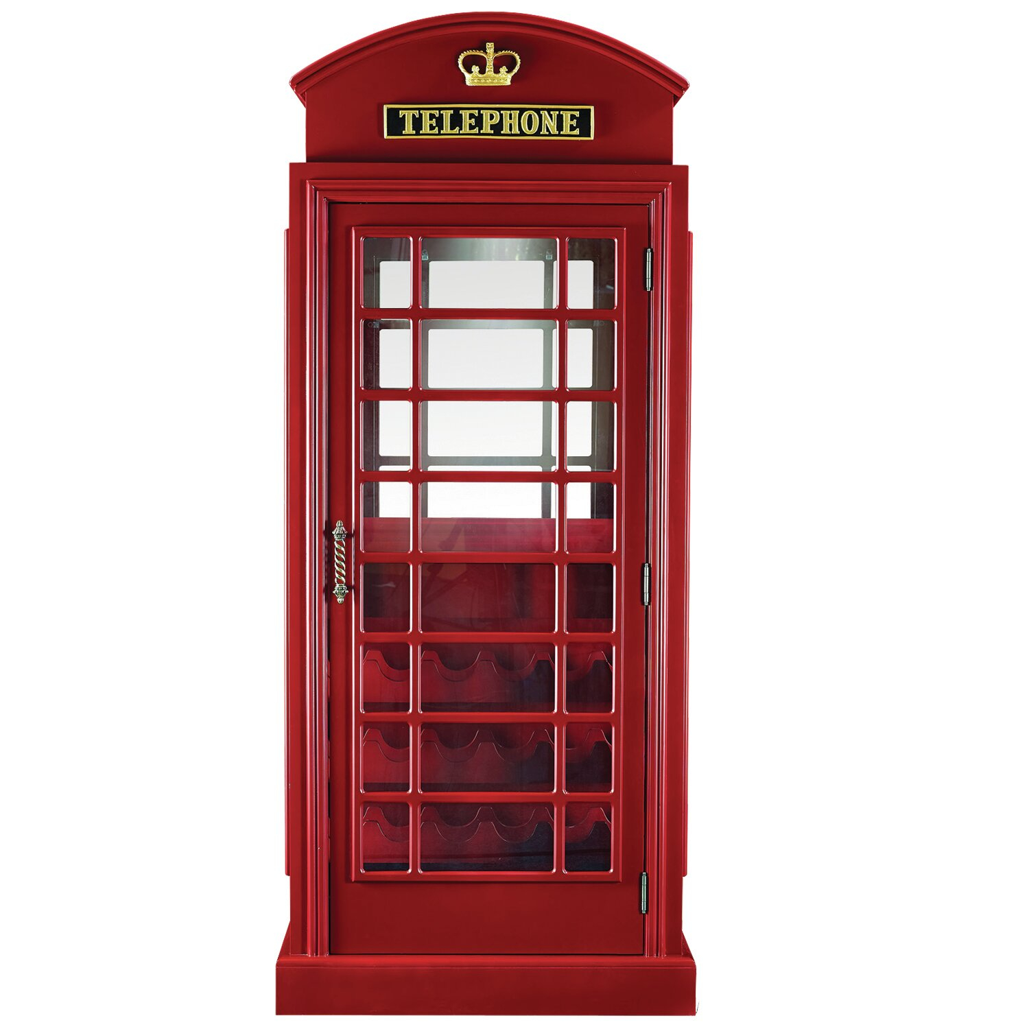 Marroquin Telephone Booth Bar Cabinet for size 1500 X 1500