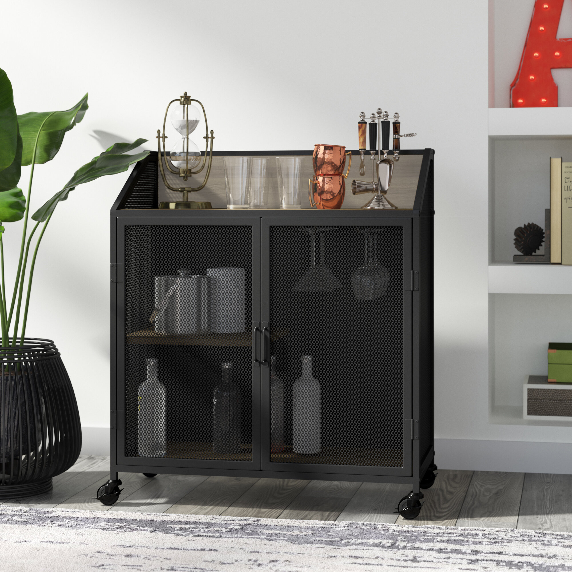 Metal Bar Wine Cabinets Youll Love In 2019 Wayfair inside sizing 2000 X 2000