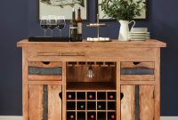 Modern Pioneer Acacia Live Edge Wood Wine Bar Cabinet inside proportions 1200 X 1200