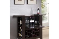 Modesto Brown Modern Dry Bar And Wine Cabinet for sizing 1200 X 1200