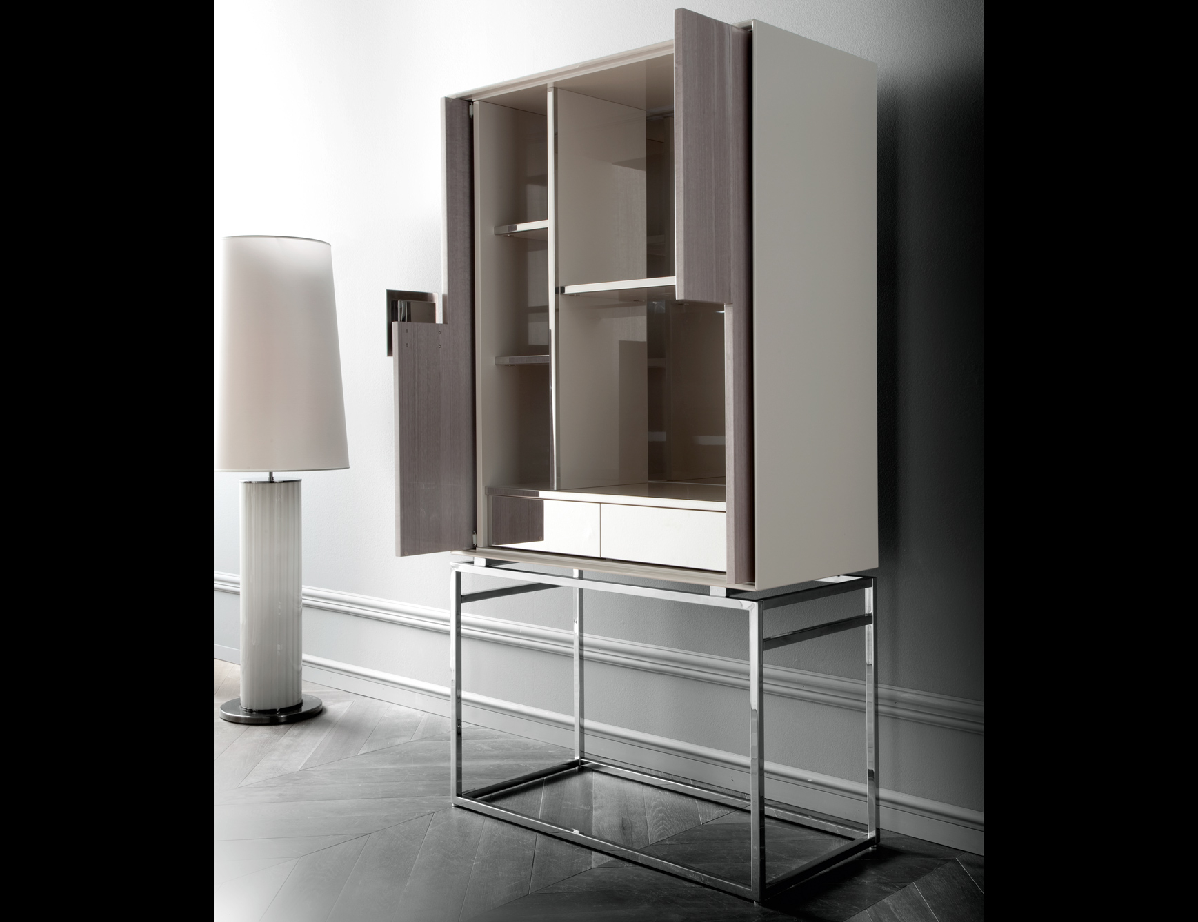 Nella Vetrina Constantini Elite 9277sc Modern Bar Cabinet with dimensions 1737 X 1338