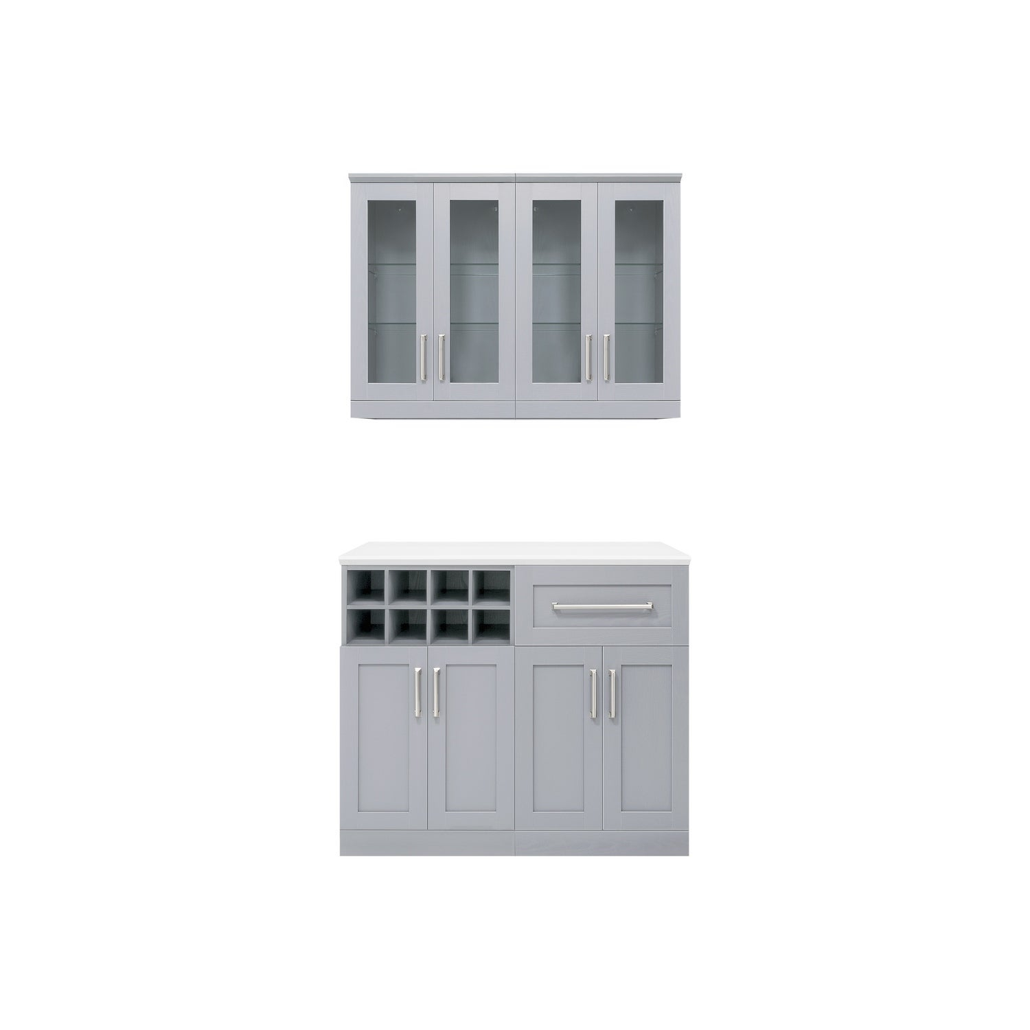 Newage Products Home Bar 5 Piece Cabinet Set 21 within sizing 1500 X 1500