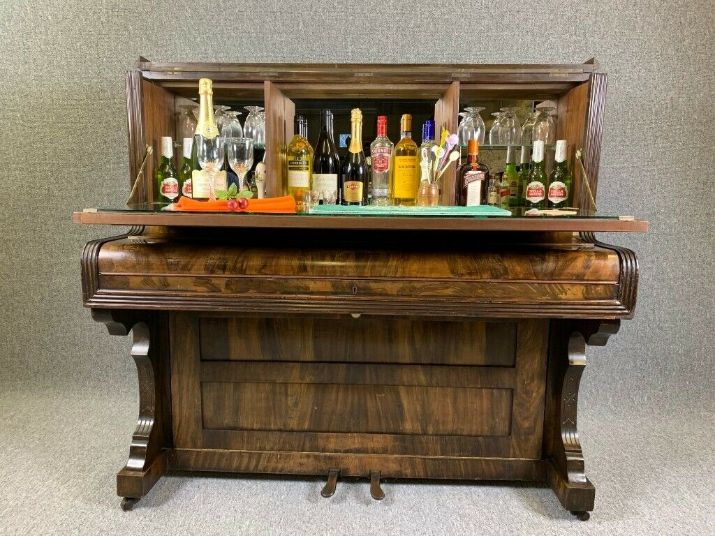 Piano Cocktail Bar Walnut Drinks Cabinet Home Bar Antique Vintage Delivery Available In Winterton Lincolnshire Gumtree with dimensions 1024 X 768