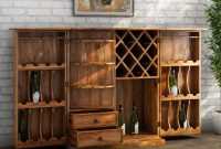 Raleigh Natural Solid Rosewood Traditional Hideaway Wine Bar Cabinet in size 1200 X 1200