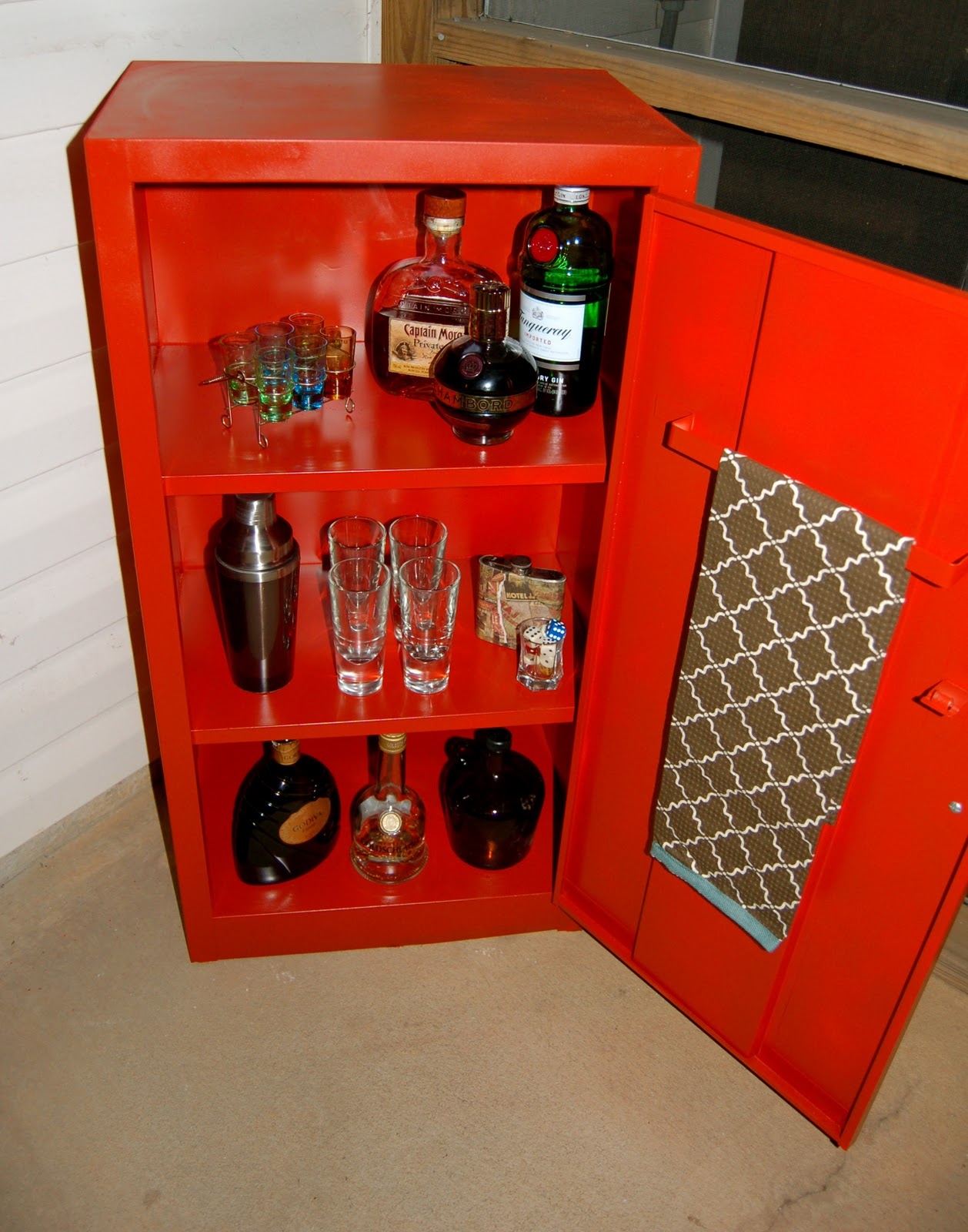 Red Mini Bar Cabinet Home Design And Decor Mini Bar intended for dimensions 1258 X 1600