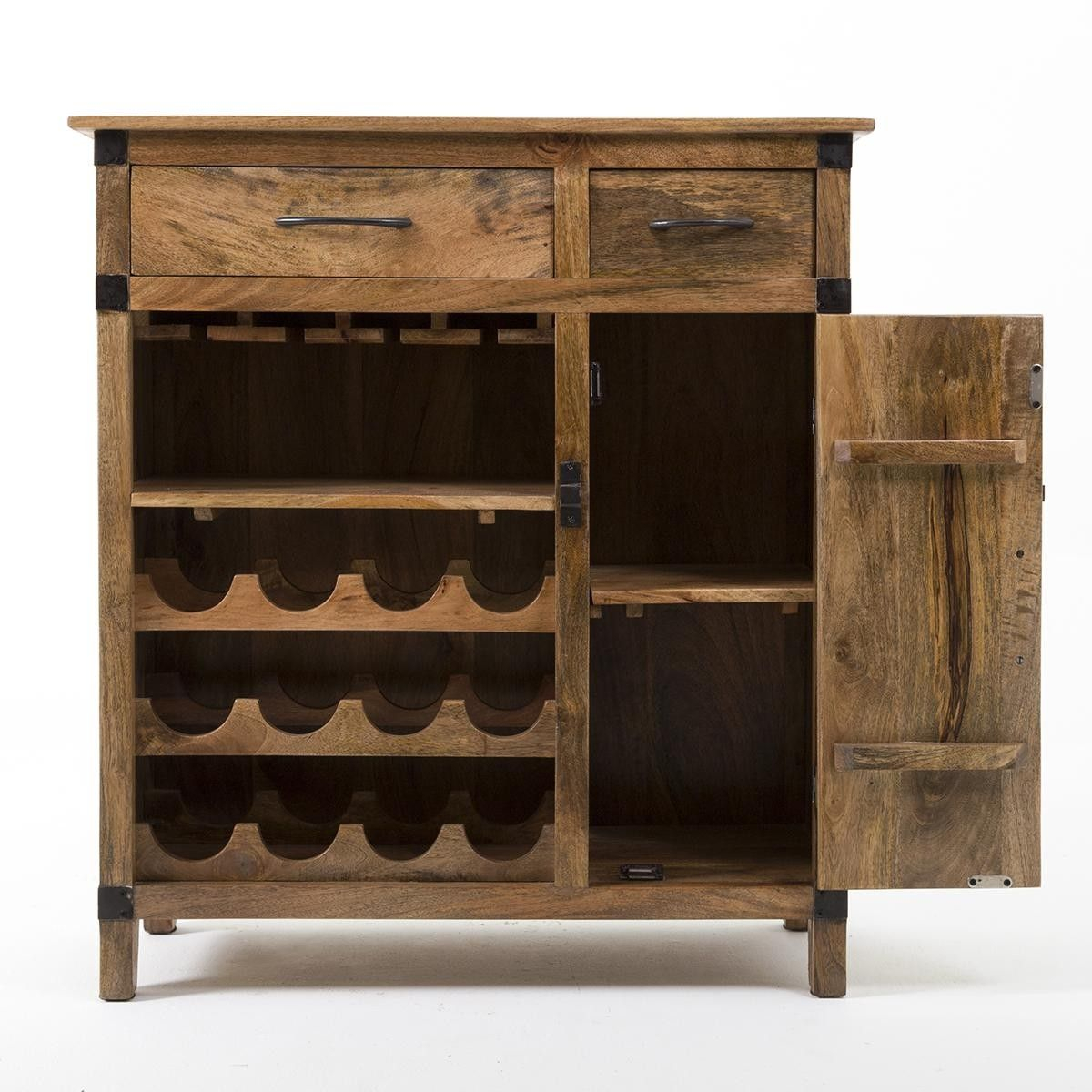 Rustic Industrial Wine Cabinet Our Home Wine Storage for proportions 1200 X 1200