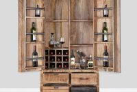 Savannah Handcrafted Solid Wood 2 Door 75 Tall Industrial Wine Bar Cabinet with dimensions 1200 X 1200