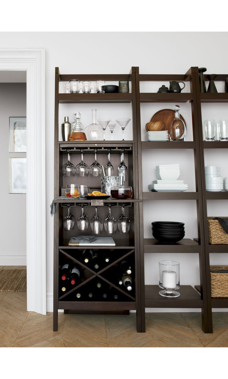 Sawyer Mocha Leaning Wine Bar For The Home In 2019 Home pertaining to sizing 800 X 1327