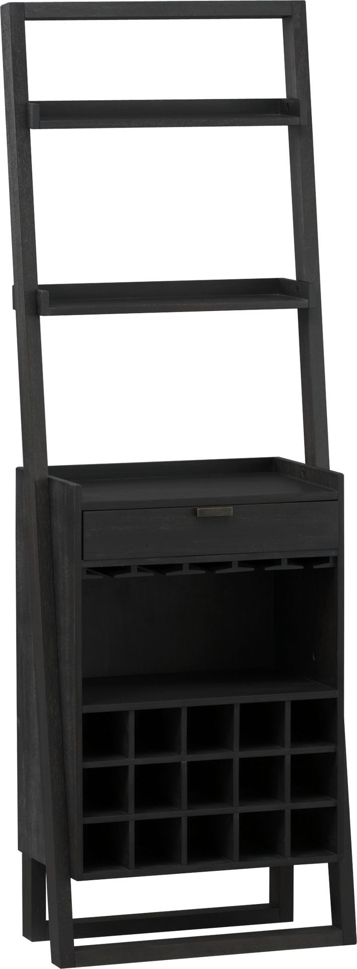 Sloane Grey Leaning Wine Bar Crate And Barrel A Great with regard to dimensions 719 X 1953