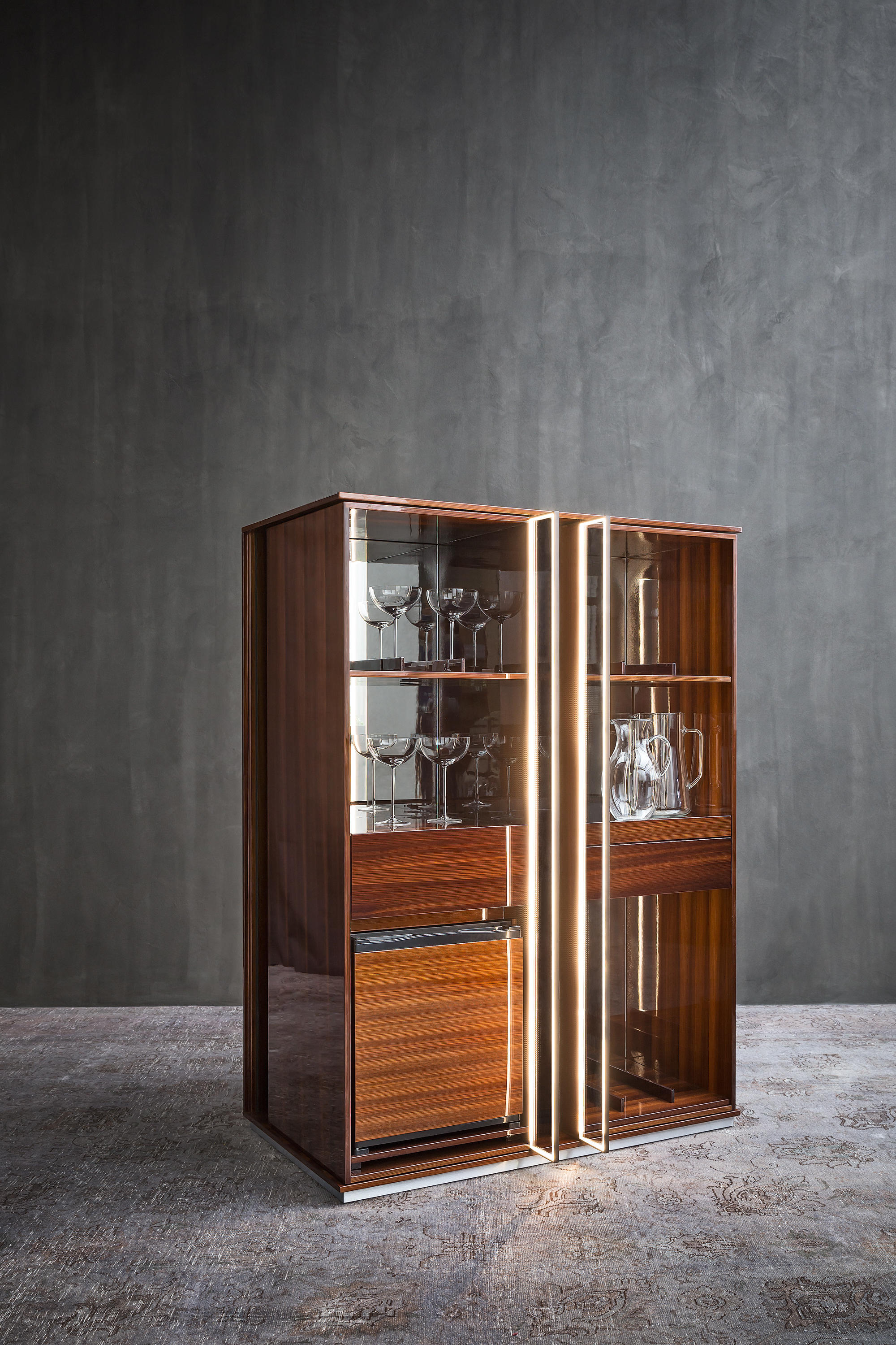 Torri Bar Refrigerator Display Cabinets From Flou Architonic with regard to dimensions 2000 X 3000