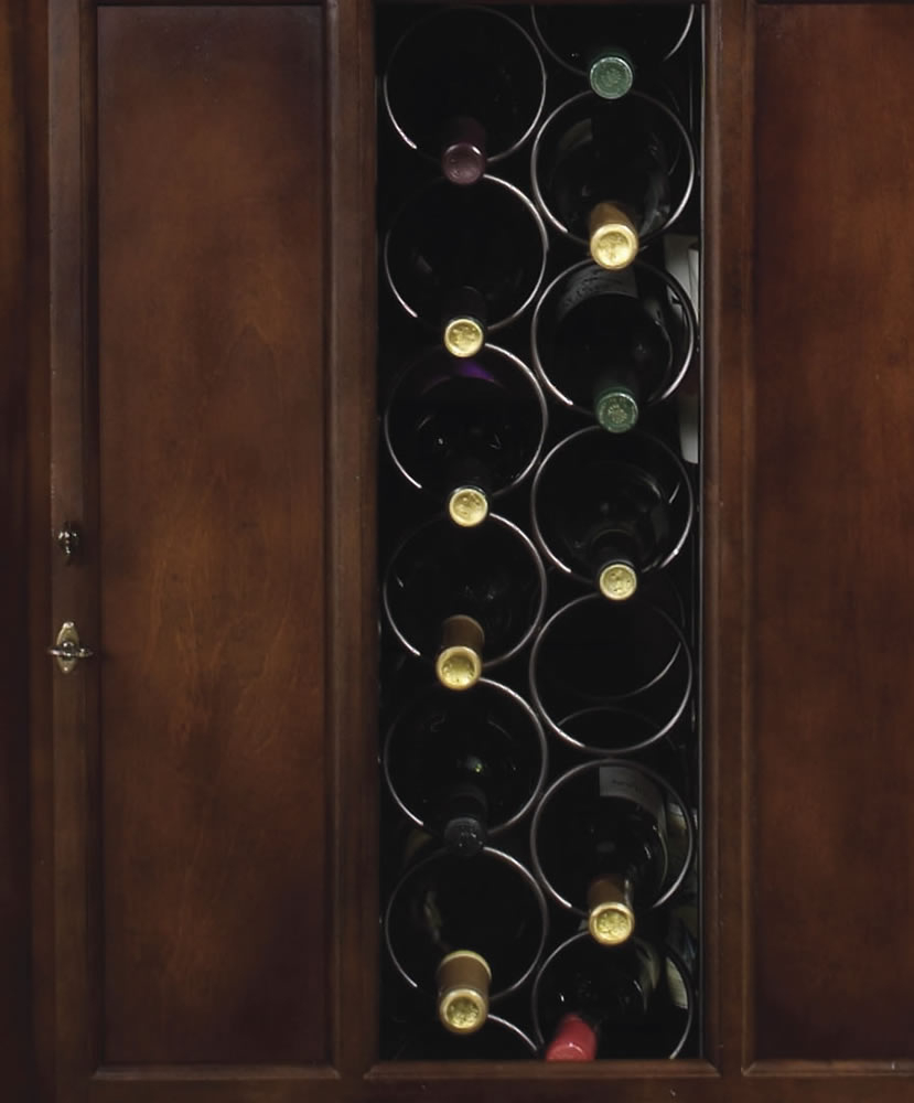 Traditional Rustic Cherry Corner Wine Cabinet 690000 Howard Miller inside measurements 829 X 1000