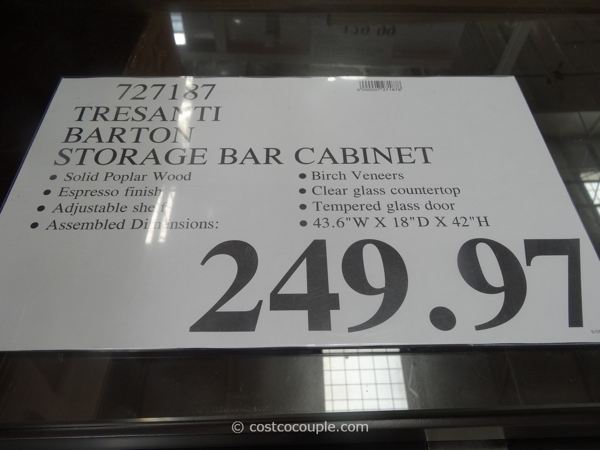 Tresanti Barton Storage Bar Cabinet throughout dimensions 1200 X 900