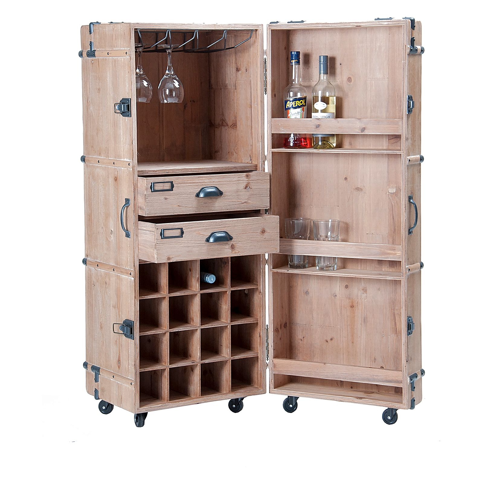 Trunk Mini Bar Cabinet in measurements 1600 X 1600