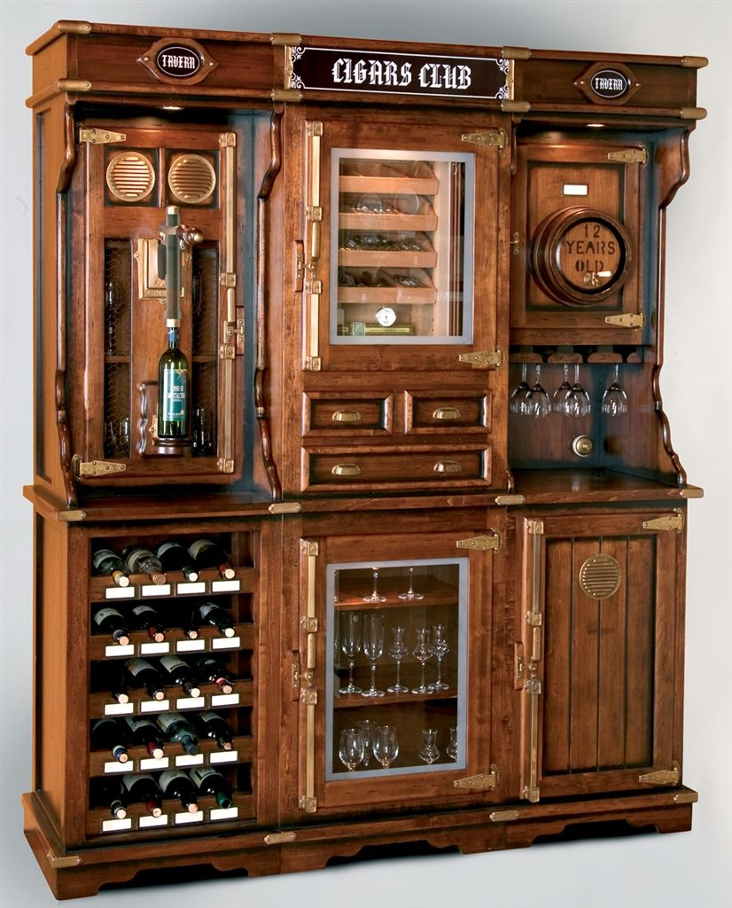 Unique Cigar And Wine Cabinet With A Humidor Craft Ideas with size 826 X 1024