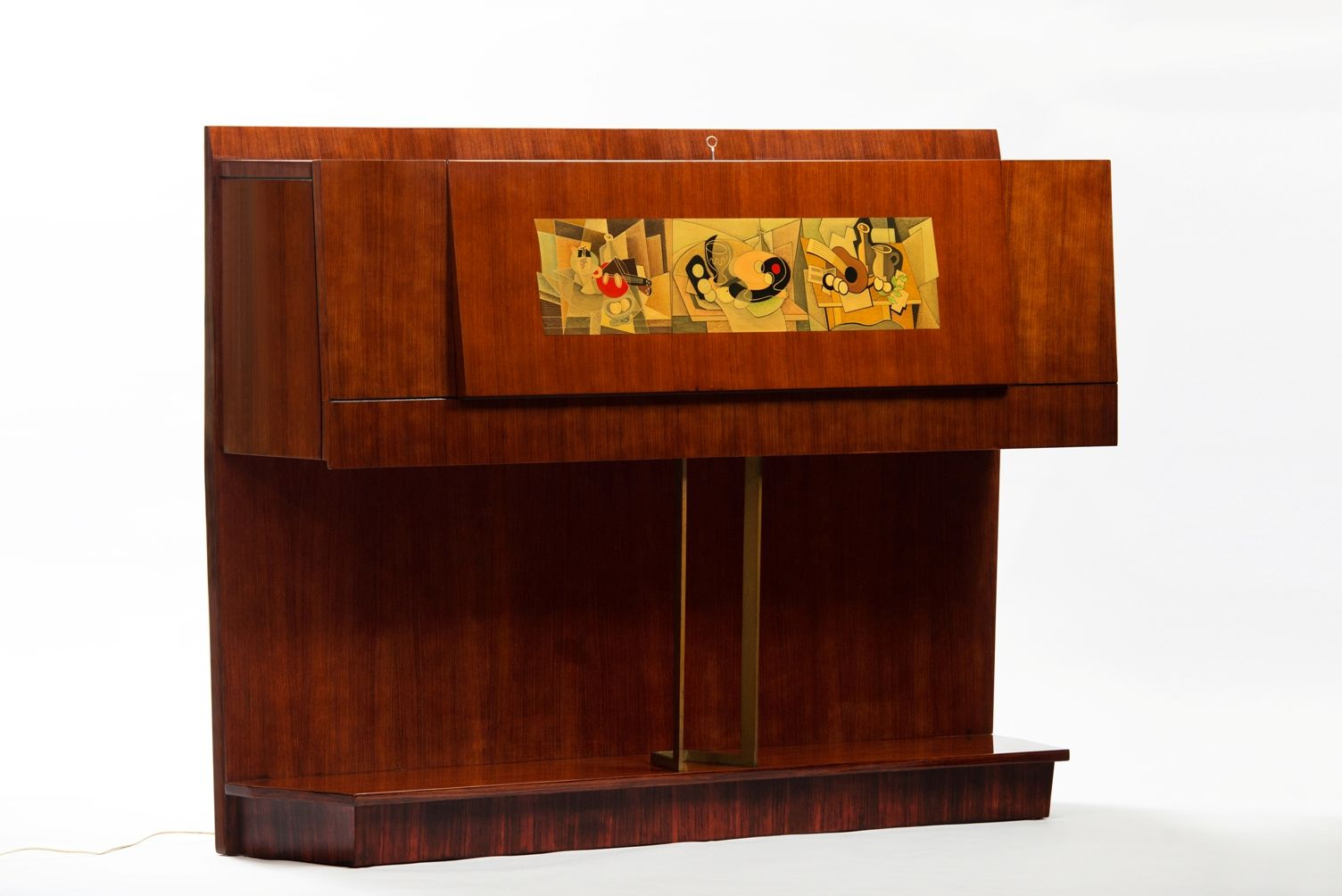Vintage Bar Cabinet Vittorio Dassi pertaining to sizing 1504 X 1004