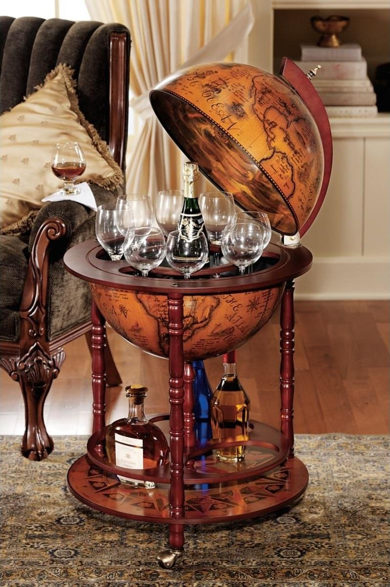 Vintage Globe Drinks Cabinet Home Bar Furniture World with proportions 798 X 1200