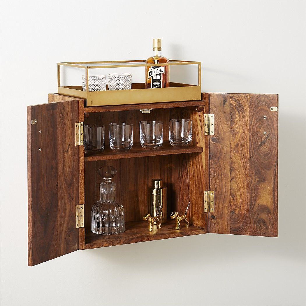 Wall Mounted Bar Cabinet Reviews Libations In 2019 with size 1050 X 1050