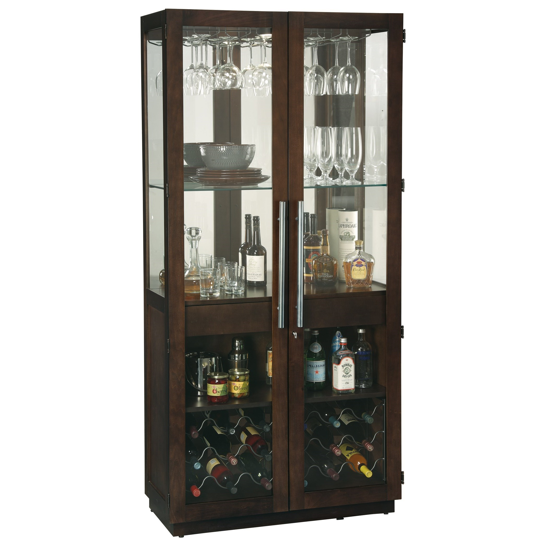 Wine Bar Furnishings Chaperone Wine Bar Cabinet Howard Miller At Pilgrim Furniture City regarding size 2091 X 2091