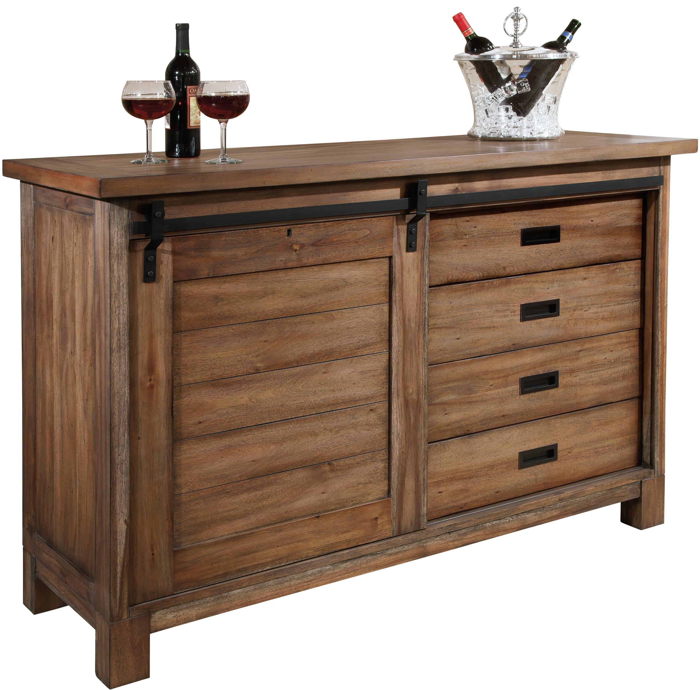 Wine Bar Furnishings Homestead Wine And Bar Cabinet With Sliding Door Howard Miller At Becker Furniture World within dimensions 2448 X 2414