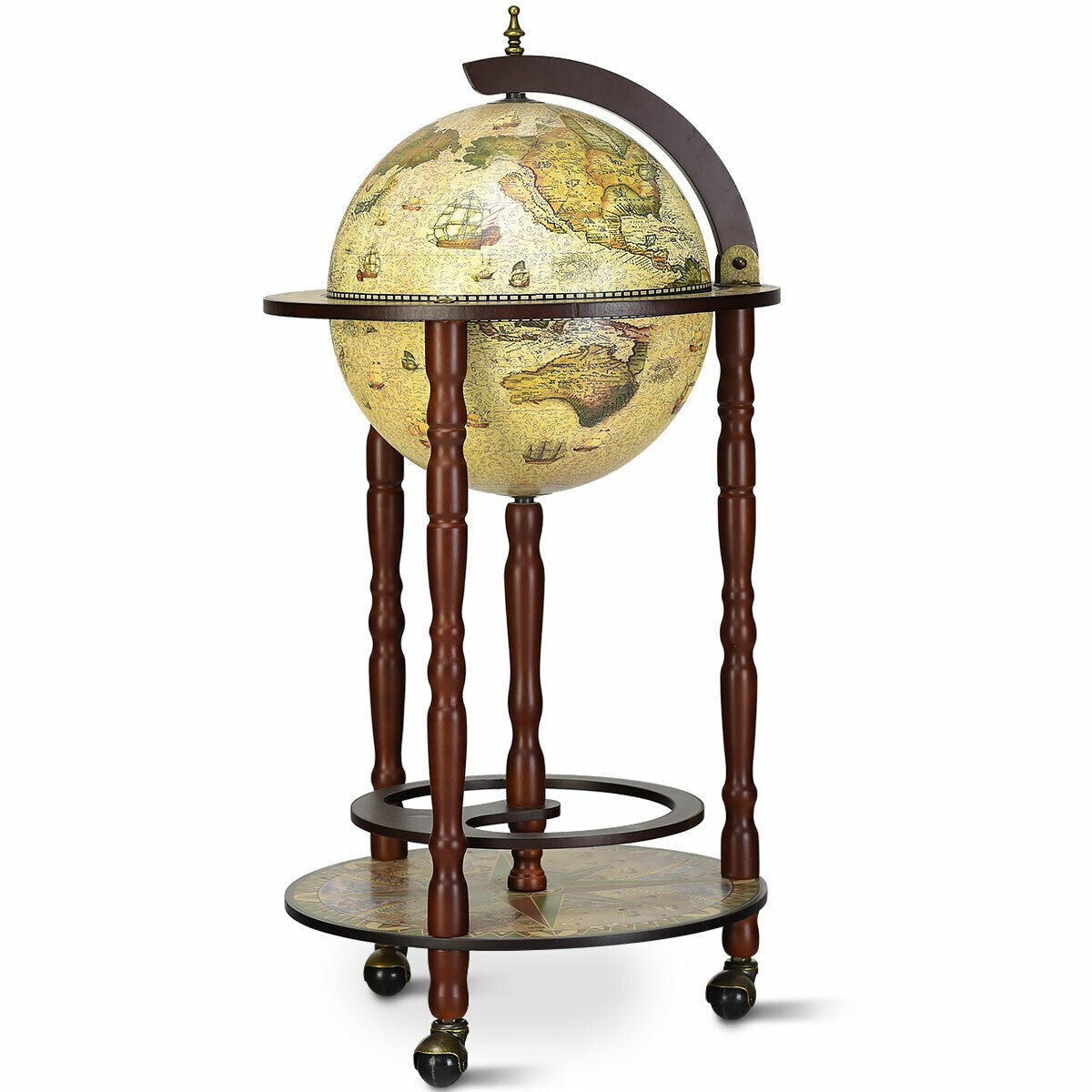 Wooden Globe Drink Cabinet With Italian Style for sizing 1200 X 1200