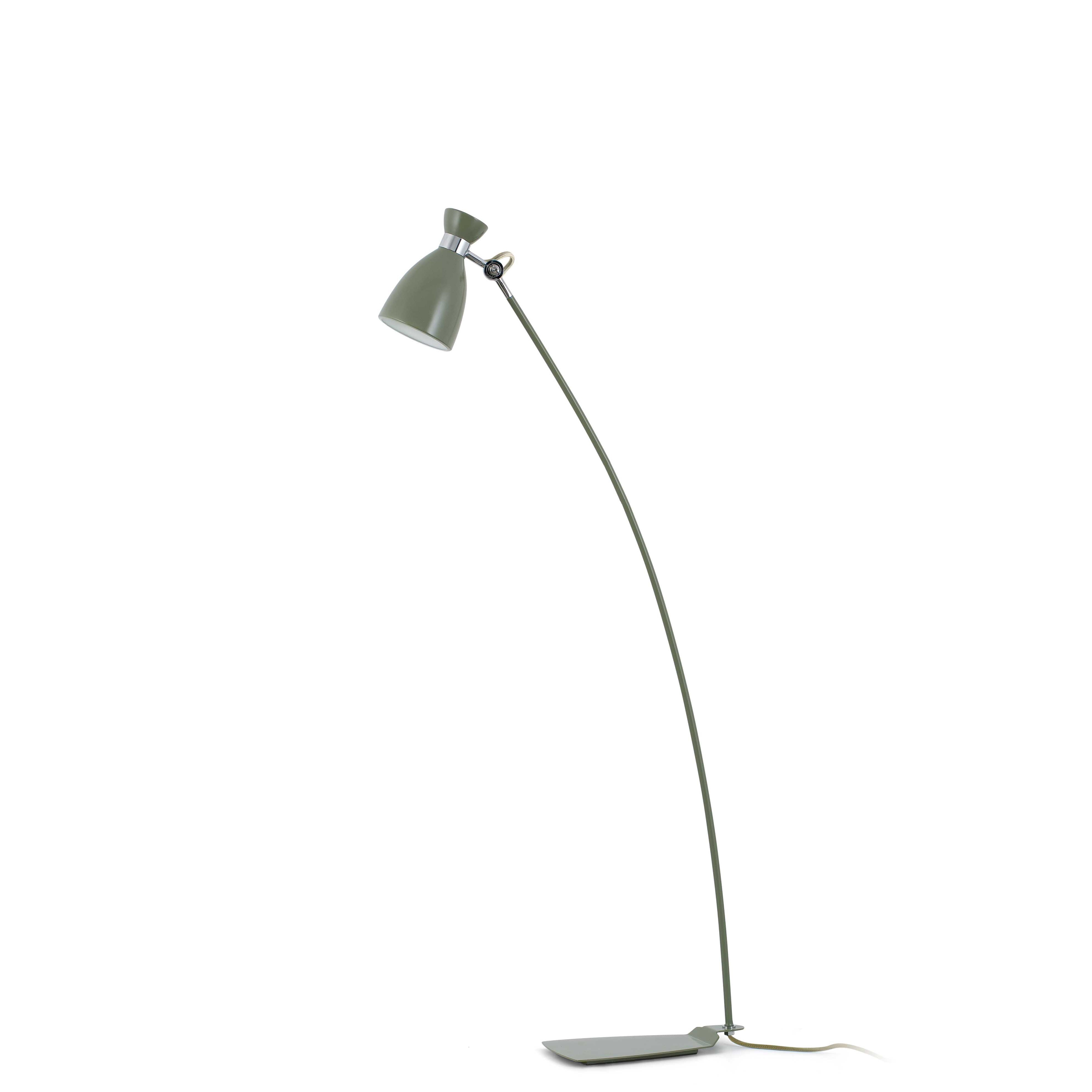 1 Light Retro Floor Lamp White Olive Green within sizing 3960 X 3960
