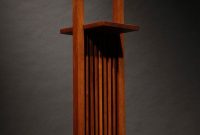 1142 A Frank Lloyd Wright Designed Walnut Floor Lamp with regard to measurements 600 X 1369