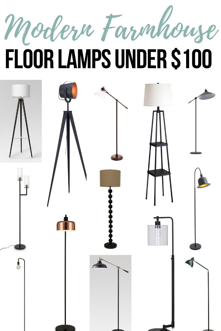 14 Modern Farmhouse Floor Lamp Ideas Under 100 Home Decor regarding dimensions 735 X 1102