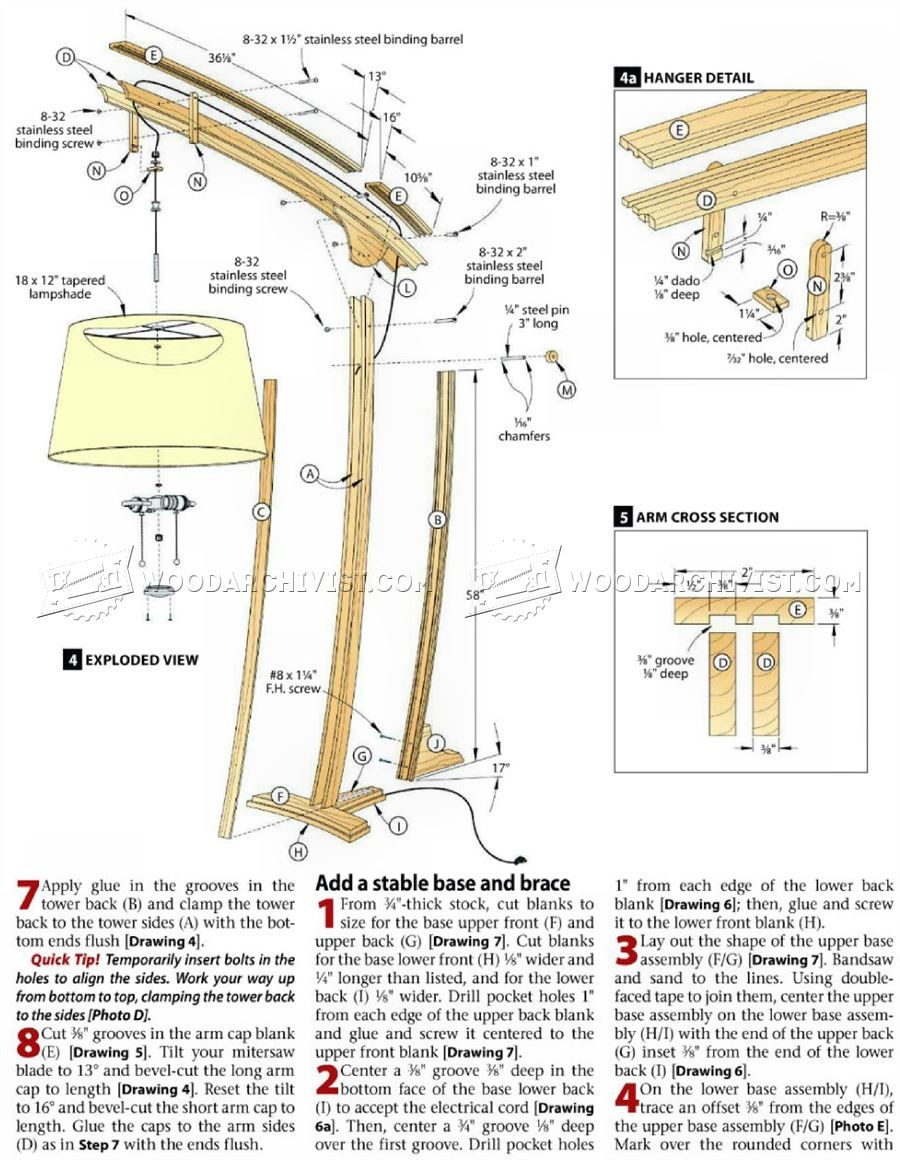 1647 Wooden Floor Lamp Plans Woodworking Plans Wooden with regard to measurements 900 X 1160