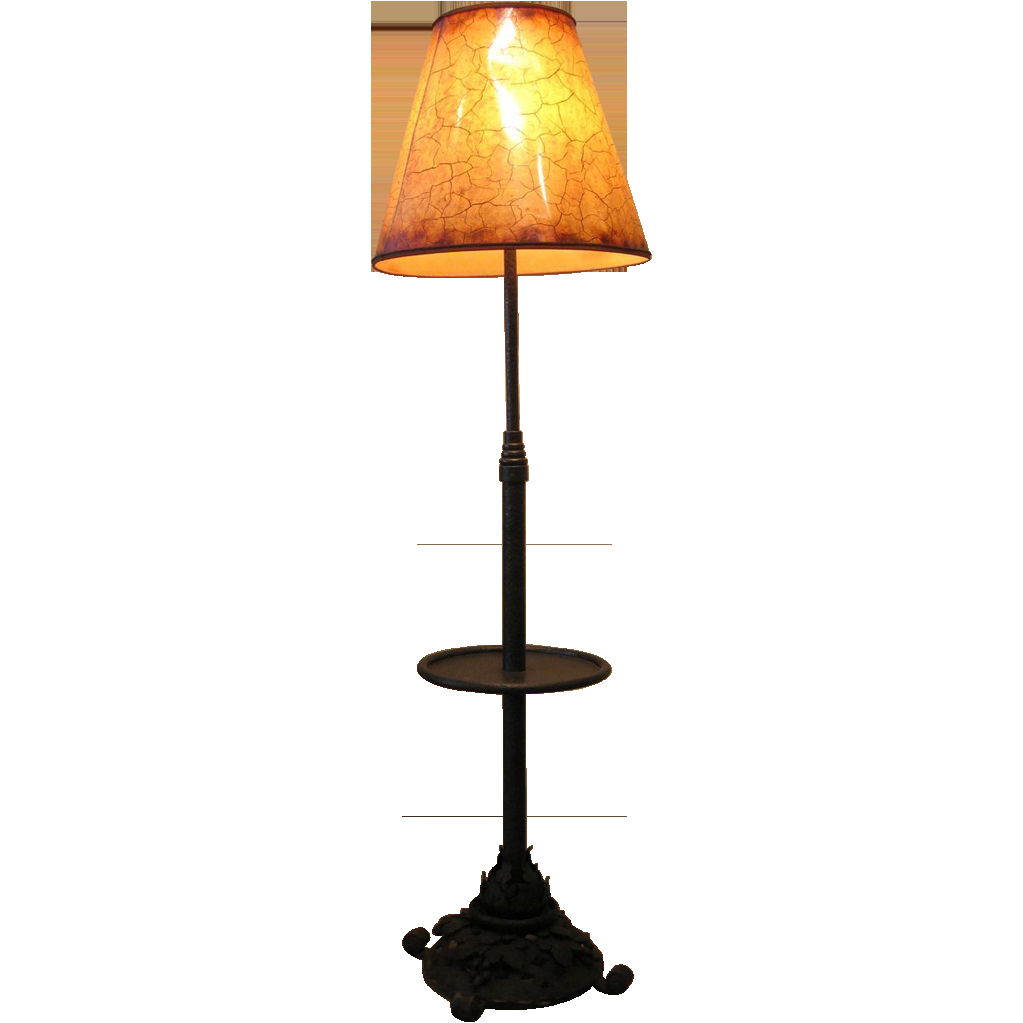 1920s French Wrought Iron Hammered Hand Forged Floor Lamp throughout dimensions 1023 X 1023